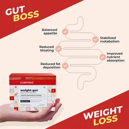 cureveda Weight-Gut | Natural Weight Control with Berberine | Fat Burn & Debloat image 5