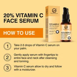 Nuerma Science Vitamin C 20% Face Serum with Peptide & Hyaluronic Acid - 30ml image 5