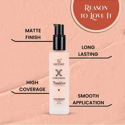 Half N Half Cover Conceal Long-Wearing Overtime Base SPF 15 Foundation - Beige 35 g image 4