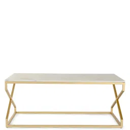 claymint Melbourne Coffee Table In Gold Finish image 4