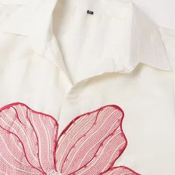 FABMORA Floral Embroidered Thread Work Kurta With Trouser image 4