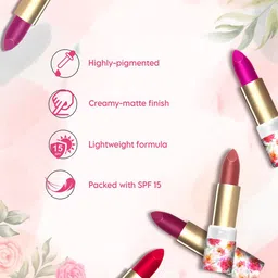 SERY Matte Care SPF 15 Lightweight Creamy Lipstick with Shea Butter - Thoughtful 08 image 3