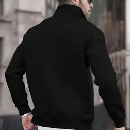tripr Men Full Sleeve Solid Sweatshirt image 2