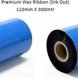 semana 110mmX300mtr Thermal Transfer Barcode Premium Wax Ribbon (Ink Out)Pack Of 2Rolls Premium Wax Ribbon coated outside Paper Label-picture-28