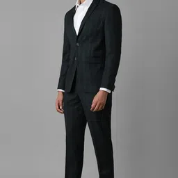louis philippe Men Two Piece Suit Checkered Suit image 4