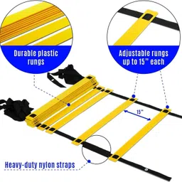playzdict Plastic 4 m Trampoline Ladder image 3