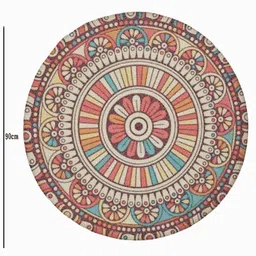 bella true Multicolor Cotton Area Rug image 4