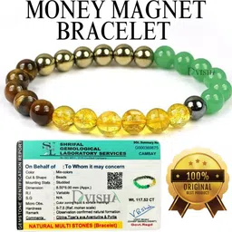 dvisha Pyrite, Green Aventurine, Golden Pyrite, Tiger's Eye, Citrine Beads, Agate, Crystal Bracelet-picture-20