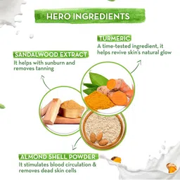 Mamaearth Set Of 4 Ubtan Moisturizing Lotion Soap For Tan Removal - 125g Each image 5