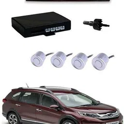 4 White Parking Sensors With LED Display Which Increased Safety of Passengers/Car One Alarm Kit-1459 Parking Sensor-image-35