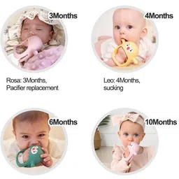 mom's aura Baby Teething Toys for 0-6 Months Teether image 2