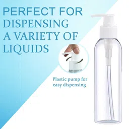 futura market Pump Bottle for Hand Sanitizer/Hand Wash Refillable Empty Bottle for Home Office 200 ml Bottle image 3