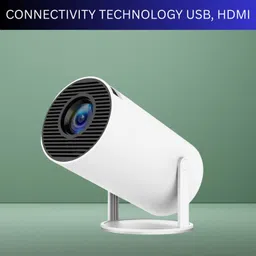 FRONY Protable Projector for Home 4K Support With Built-in Apps Netflix, YouTubeU338 (4500 lm / 1 Speaker / Wireless / Remote Controller) Portable Projector-picture-36