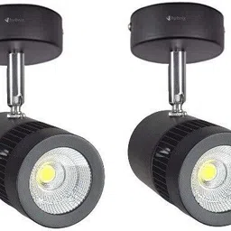 hybrix LED Spot Light, Track light (9 WATT) Surface mounted Ceiling Light, Focus Light, Down Light, Natural Warm White Light Color, Bridge Lux Optical COB LED, Tiltable (PACK OF 2) Track Light Ceiling Lamp-picture-13
