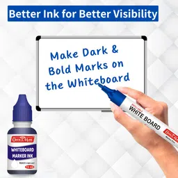 soni officemate Permanent Marker Ink, Blue Colour, 15 Ml - Pack of 10 15 ml Marker Refill image 4