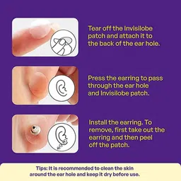 ablue clipper Reusable Ear Lobe Support image 5