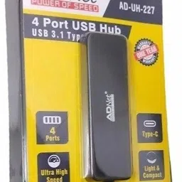 INTECHVISION C Type Hub With 4 USB Ports, For MacBook/Phone/Tab/Laptops C Type Hub With 4 USB Ports, For MacBook/Phone/Tab/Laptops USB Hub image 3