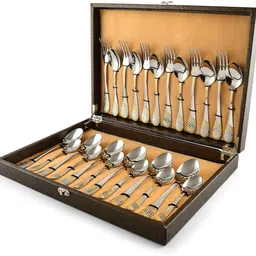 inspiration world 24Karat Gold Plated cutlery Stainless Steel Cutlery Set-picture-17