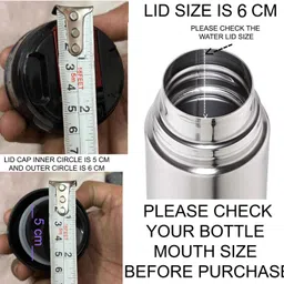 vgrc Flip Lid for Milton 1000ml Thermosteel Vaccumm Plastic Bottle Stopper image 2