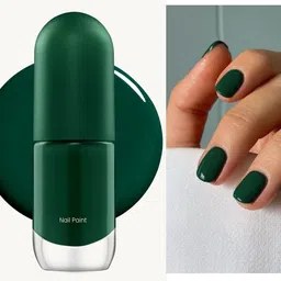reimichi Long-Lasting Wear Ultra-Glossy Shine Nail Paint dark green-picture-11