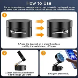 evaaenterprises A2 vacuum phone mount Mobile Holder image 5