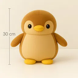 snoozles Brown Penguin Stuffed Plush | Huggable Soft Toy for Babies, Toddlers & Children - 30 cm image 3