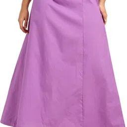 Drapewell Saree Petticoats for Women, Inskirt Saree Bottom Wear Lavender Pure Cotton Petticoat-picture-23