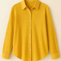 sahiba Women Slim Fit Solid Casual Shirt image 5