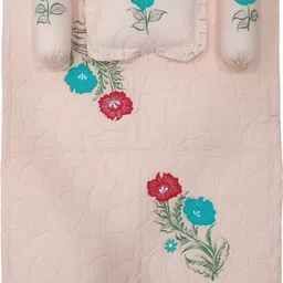 eram weavers Cotton Single Flat 250 TC Embroidered Bedsheet-picture-33