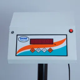 SHINE DIGITAL SCALE SHINE PLATEFORM DIGITAL SCALE CAP 200KG 20GM ACC With Pan size 450x450 mm SS Top Weighing Scale image 5