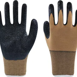 7shield 2 PAIR Cut Resistant Hand Safety Gloves brown Cut-Proof Protection Nylon Safety Gloves-picture-23