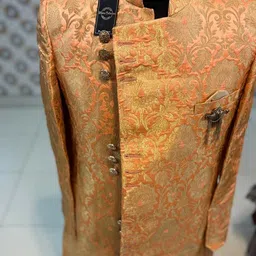 METRO COLLECTION na Floral Print Sherwani-picture-17