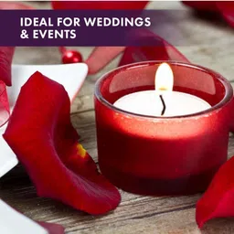 kigs enterprise 4-5 Hour Long Burning Unscented Tea Light Candles, Smokeless, Dripless & Long Lasting Paraffin Tea Candles for Home, Pool, Shabbat, Weddings & Emergencies (4-5 Hour Burning Time) (Pack of 100) Candle image 4