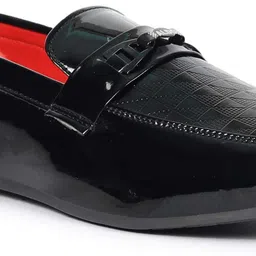 sk shoes Formal Patent Leather Loafers Men Black Loafers For Men image 3