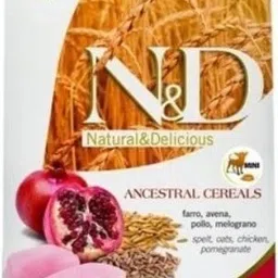 farmina N&D Ancestral Grain - Chicken & Pomegranate - Dog Dry Food - Adult - Mini Breed Chicken 2.5 kg Dry Adult Dog Food-picture-12