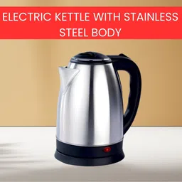 sacro Electric Kettle with Stainless Steel Body 1.5 litre for Hot Water Tea/CoffeeJ269 Electric Kettle image 1