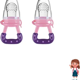 aapni dukan SST Sales Baby Food And Fruit Nibbler & Pacifier Teether BPA Free Nibbler TH152 Feeder-picture-33
