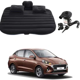 oshotto Car Inflatable Bed Mattress with Two Air Pillows For Hyundai Aura Black Car Inflatable Bed-picture-16
