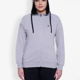 wildcraft Women Full Sleeve Solid Hooded Sweatshirt-picture-12