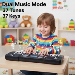 singharena 1 37 Keys Electronic Piano Keyboard 37 Tunes Musical Toy for Kids (Pack of 1) Analog Portable Keyboard image 3