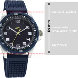 sonata Analog Blue Dail With Blue Plastic Strap Analog Watch - For Men 7930PP33W image 4