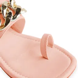 FIMBUL Embellished Leather One Toe Flats image 3