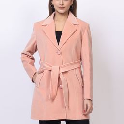 gee 5 Tweed Solid Coat For Women-picture-42