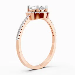 Sparkles Lab Grown Diamond 14kt Rose Gold ring image 3