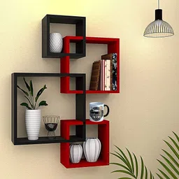 the pinewood enterprises Wooden Wall Rack Stand for Living Room, Home Decor Beautiful Wooden, MDF (Medium Density Fiber) Wall Shelf-picture-21