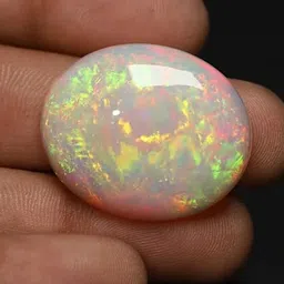 jemsprime 8.25 Ratti 7.25 Carat Natural Opal Oval White Australian Loose Gemstone Opal Stone image 2