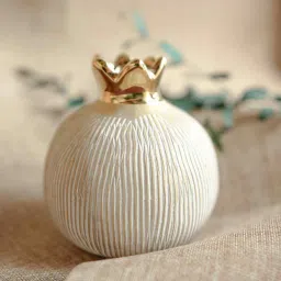 artecasa Golden Pomegranate Glory Vase Set image 4