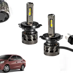 auto pearl H4 Headlight Led with Better Dissipation Fan water Resistant White Light_T017 Headlight Car LED for Honda (12 V, 280 W) image 1