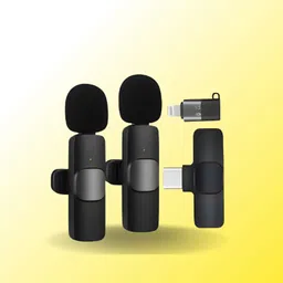 clairbell K9 Dual Wireless Mic WithCollar Microphone for YouTube &Live Voice RecordingJ308 Microphone-picture-10