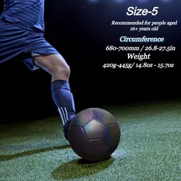 tlismi Holographic Reflective Football for kids &Adults Glow in Dark by Light Reflect Football - Size: 5 image 2